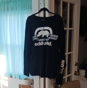 Ecko Unlimited Black Graphic Tee